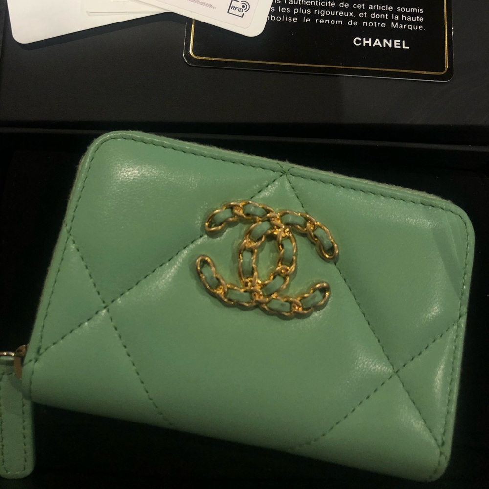 Chanel card holder